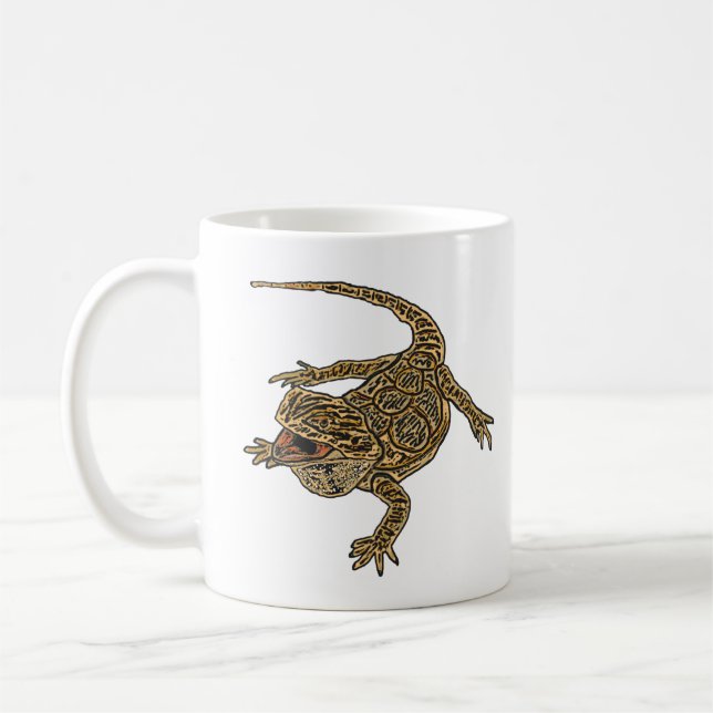Bearded Dragon Kaffemugg (Vänster)