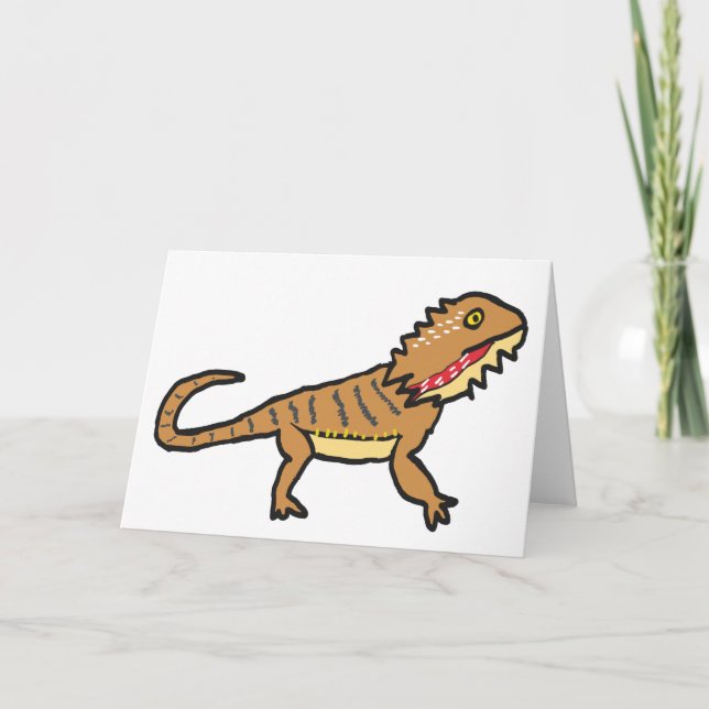 Bearded Dragon Kort (Framsida)