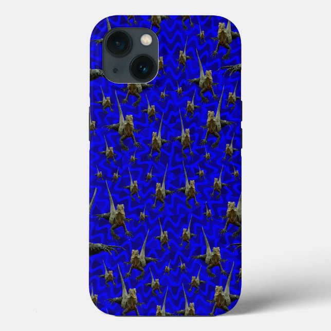 Bearded Dragon Lizard, iPhone 13 Fodral (Baksida)