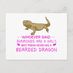 Bearded Dragon Mamma Vykort