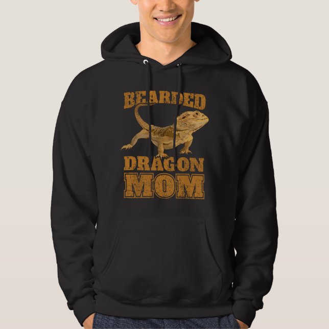 Bearded Dragon Mom Hoodie (Framsida)