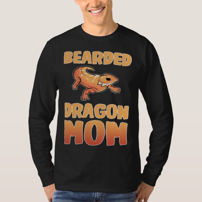 Bearded Dragon Mom   Mother Day T Shirt (Framsida)