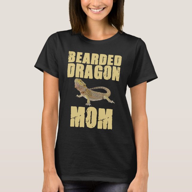 Bearded Dragon  Mom Reptiles Pet Reptile Owner Gra T Shirt (Framsida)