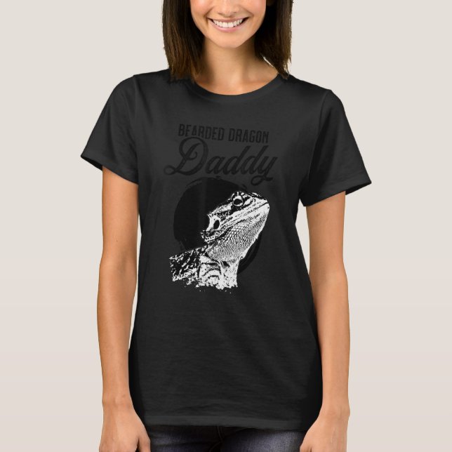 Bearded Dragon pappa Far Pappa Bearded Dragon T Shirt (Framsida)