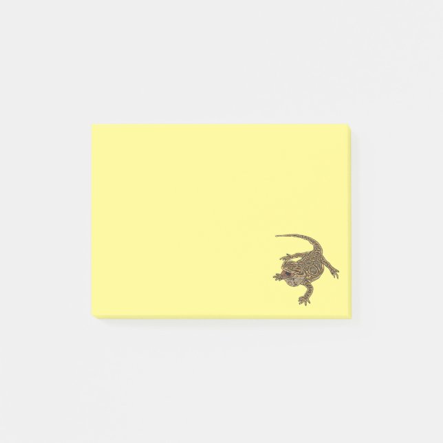 Bearded Dragon Post-it Block (Framsida)