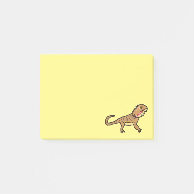Bearded Dragon Post-it Block (Framsida)