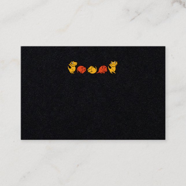 Bearded Dragon Reptile Lizard Pet Visitkort (Framsida)