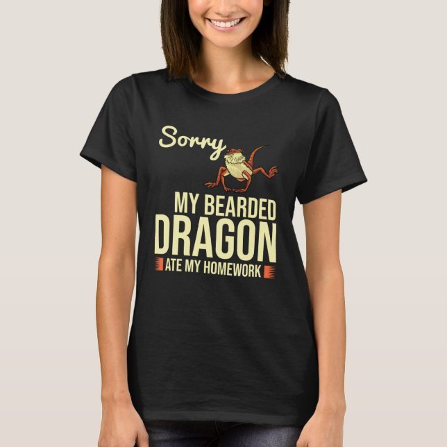 Bearded Dragon   Reptile T Shirt (Framsida)