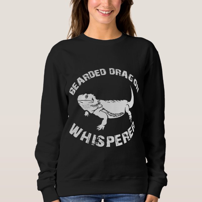 Bearded Dragon Reptile Whisperer Apparel T Shirt (Framsida)