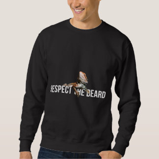 Bearded Dragon respekterar Beard Gila Monster Lovi Lång Ärmad Tröja