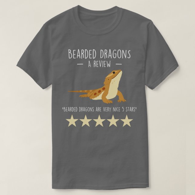 Bearded Dragon Review T Shirt (Design framsida)