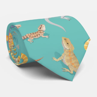 Bearded Dragon Scatter Mönster transparent Slips