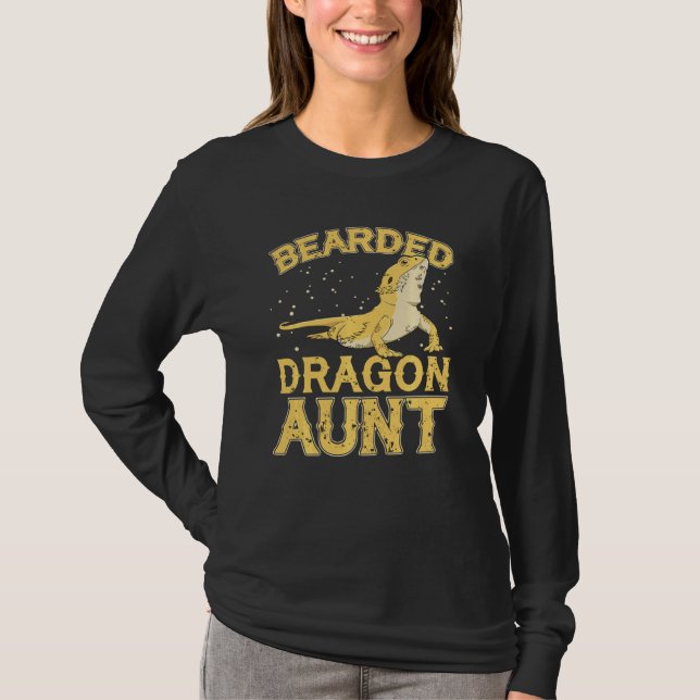 Bearded Dragon T Shirt Bearded Dragon Moster Tee (Framsida)