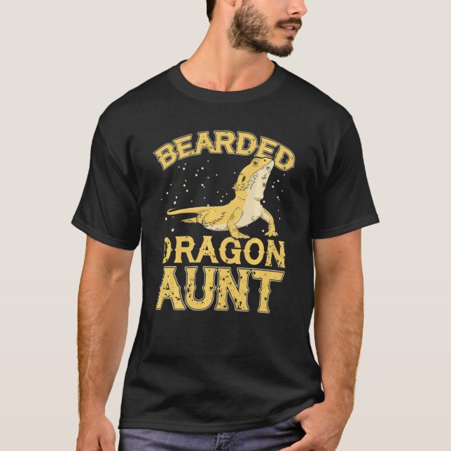 Bearded Dragon T Shirt Bearded Dragon Moster Tee (Framsida)