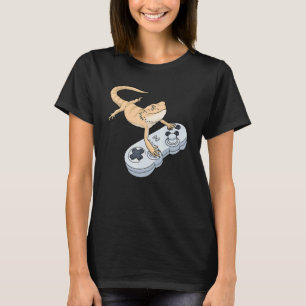 Bearded Dragon Video Game Gamer Pagona Bearded Dr. T Shirt