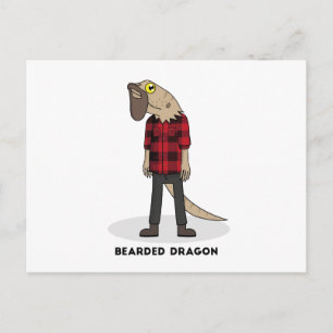 Bearded Dragon Vykort