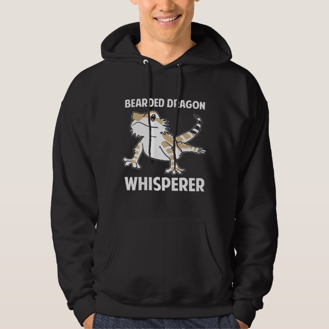 Bearded Dragon Whisperer Zoo Pet Hoodie (Framsida)