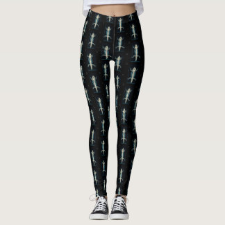 Bearded Dragon X-Ray All-over-Print Leggings