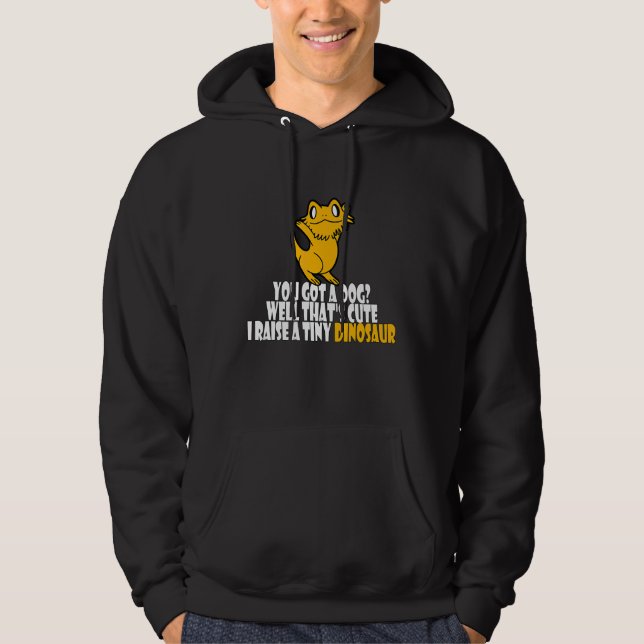 Bearded Dragon You Har A well that's Cute Hoodie (Framsida)