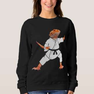Bearded Dragons Doing Karate Samurai Ninja Lizard T Shirt