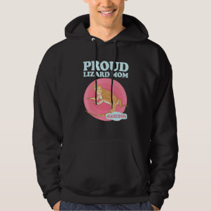 Bearded Dragons Lizard Mamma om en förstörd doktor Hoodie