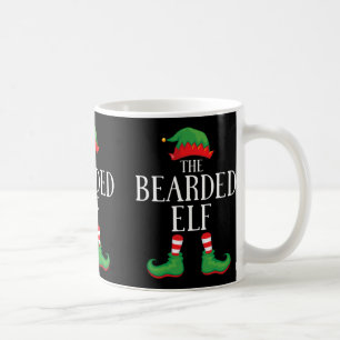 Bearded Elf Matching Group Julafton Funny Family C Kaffemugg