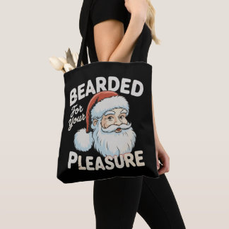 Bearded For Your Pleasure Santa Chrismtas Xmas Tygkasse