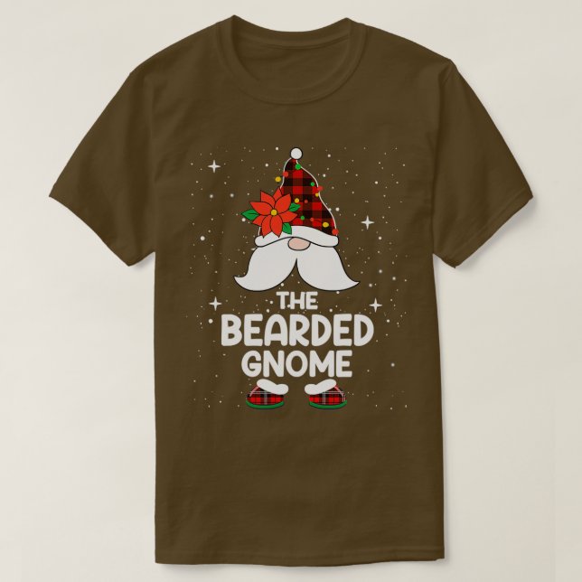 Bearded Gnome Buffalo Play Matching 6 T Shirt (Design framsida)