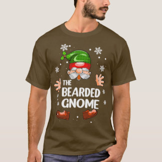Bearded Gnome Funny Matching Family T Shirt