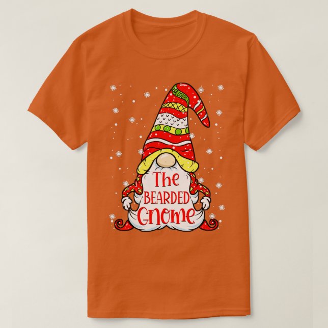 Bearded Gnome Matching Family 2 T Shirt (Design framsida)