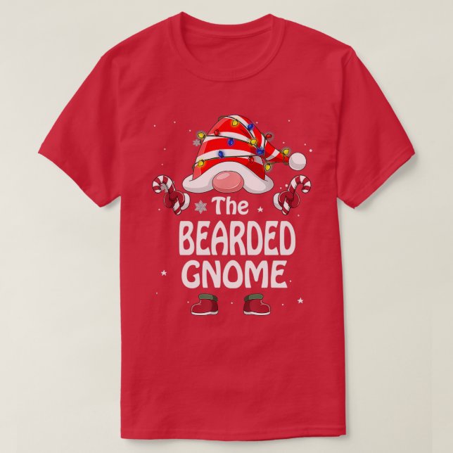 Bearded Gnome Träd Light Buffalo T Shirt (Design framsida)