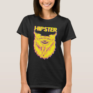Bearded Hipster Pineapple Freethinker New Age Trav T Shirt