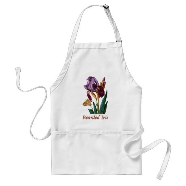 Bearded Iris Flower Förkläde (Framsidan)