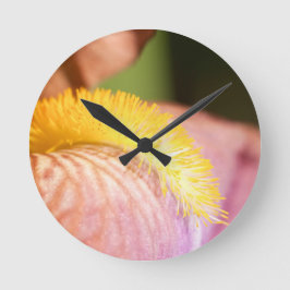 Bearded Iris Rund Klocka