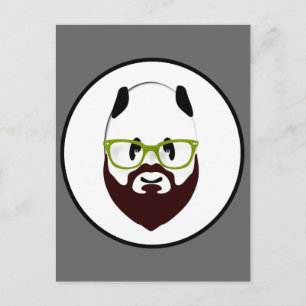 Bearded Panda Vykort