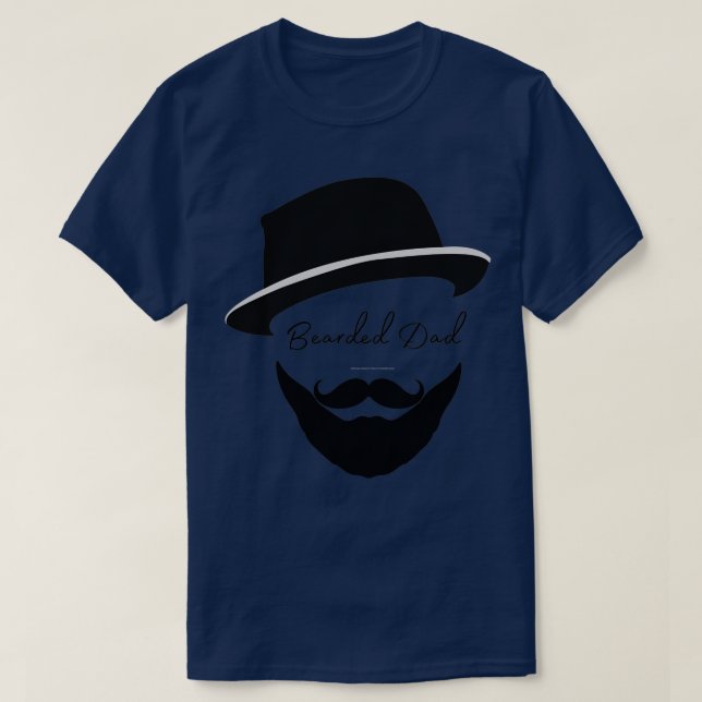 Bearded Pappa 1 T Shirt (Design framsida)