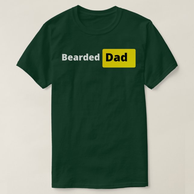 Bearded Pappa 6 T Shirt (Design framsida)