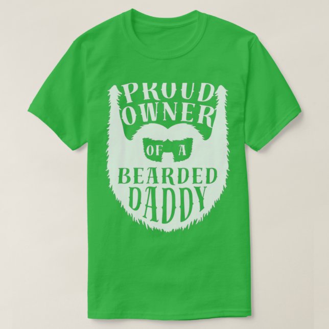 Bearded Pappa-citat T Shirt (Design framsida)