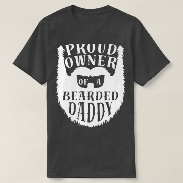 Bearded Pappa-citattecken Classic TShirt T Shirt (Design framsida)