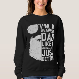 Bearded Pappa Funny Beard Humor Fars dag Gift-ID T Shirt
