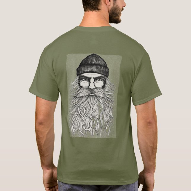 Bearded Shirt T Shirt (Baksida)