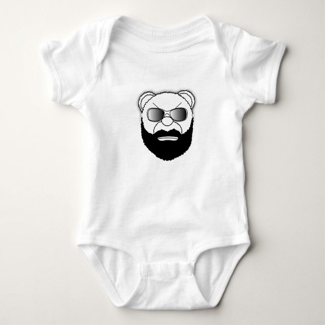 Bearded Teddy Tee Shirt (Framsida)