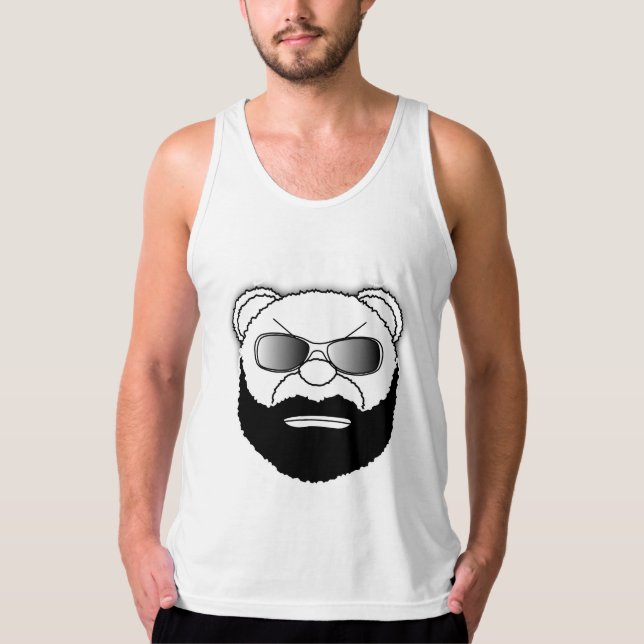 Bearded Teddy Tee Shirt (Framsida)