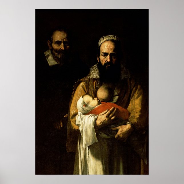 Bearded Woman Amning, 1631 Poster (Framsidan)