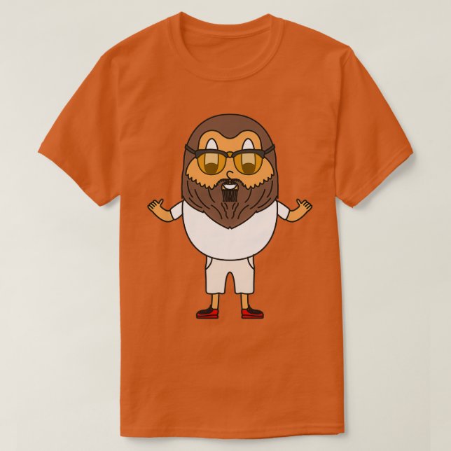 BeardedMan Egg 6 T Shirt (Design framsida)