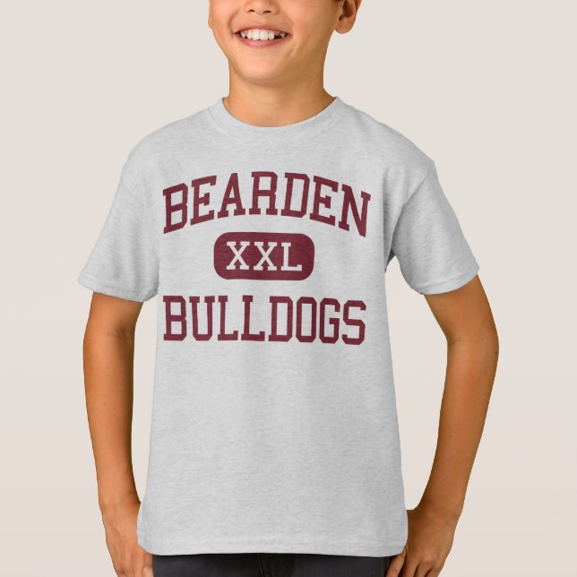 Bearden - bulldoggar - kick - Knoxville Tennessee T-shirt (Framsida)