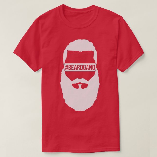 BeardGang Fullt Beard White Classic TShirt T Shirt (Design framsida)