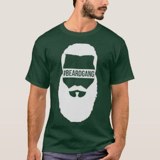 BeardGang Fullt Beard White T Shirt