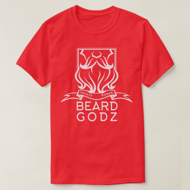 BeardGodz Officiell T Shirt (Design framsida)