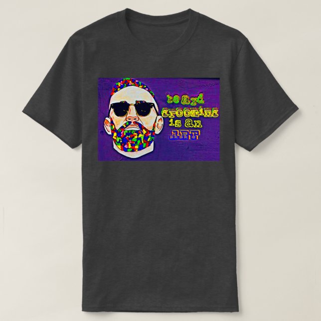 Beardgrooming är ett klassiskt TShirt T Shirt (Design framsida)
